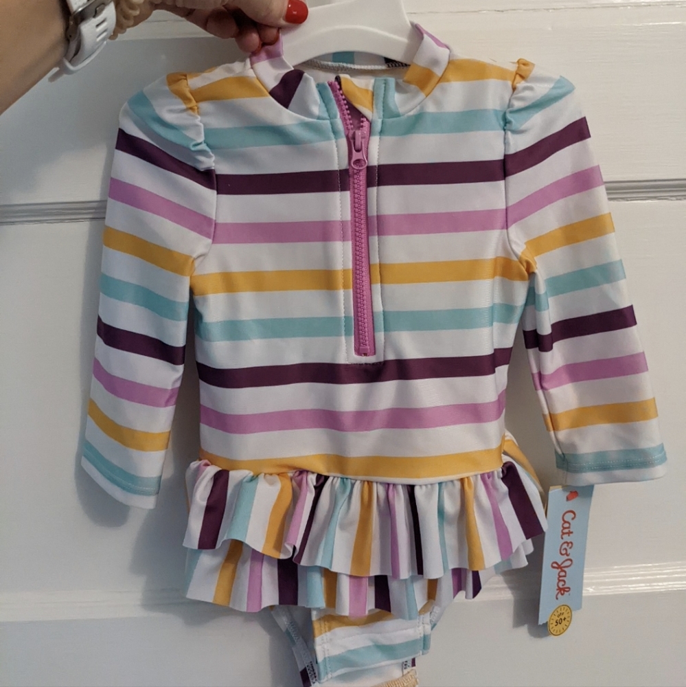 Cat and Jack Infant Girl Swimsuit